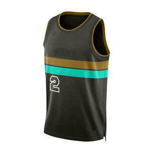 Camiseta de algodón 100% para hombre, ajuste holgado, estampado 2025, nueva ropa de baloncesto de moda de secado rápido cosida de alta calidad - Product Image 1