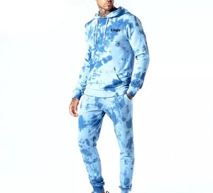 OEM barato transpirable hombres Tie Dye chándal cómodo peso ligero impreso ropa deportiva Venta caliente diseño de moda - Product Image 1