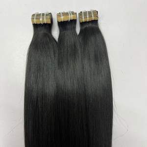 Venta al por mayor 100% saludable cutícula alineada estilo recto extensiones de cabello humano cinta en extensión de cabello - Product Image 5