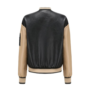 Chaqueta universitaria de mujer personalizada con bordado Ropa de calle cómoda Ajuste Premium Diseño elegante Lavable sostenible - Product Image 2
