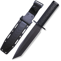 Couteau multifonctionnel de défense personnelle en acier Damas, à pointe tombante, pour camping et pêche en extérieur, personnalisable OEM/ODM, vente en gros directe usine