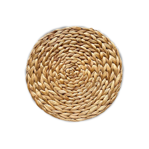 Natural Beauty WOVEN WATER HYACINTH PLACEMATS COASTERS Handwoven With <b>Love</b> to Add a Touch of Nature to <b>Your</b> Table - Product Image 1