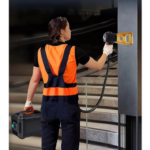 Exactitude fonctionnante 0.001 de mini de laser machine tenue dans la main optique portative de fibre du marqueur 20W 30W de laser - Product Image 4