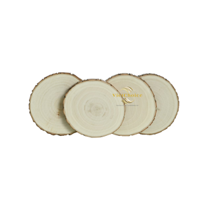 Decorative Round Pine Tree <b>Wood</b> <b>Slices</b> Unpolished Natural <b>Wood</b> <b>For</b> Home And Event Decor - Product Image 1