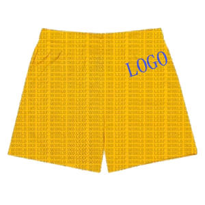 กางเกงขาสั้นเล่นกีฬาแห้งเร็วสไตล์สตรีท2025ฤดูร้อนออกแบบโลโก้ได้ตามต้องการตาข่ายโพลีเอสเตอร์การระเหิด100% เป็นมิตรกับสิ่งแวดล้อม - Product Image 1