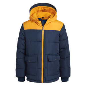 Couleur personnalisée en gros Logo personnalisé Nylon Bubble Jacket Matelassé Hiver Hommes Brillant Amovible Vestes à capuche Puffer - Product Image 6