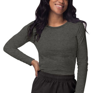 Hauts de chemise personnalisés pour femmes, confortables, à manches longues, pour soins médicaux et hospitaliers - Product Image 5