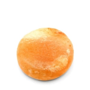 Usine de savon de sel de Rose de l'Himalaya de haute qualité en forme de gâteau rond direct avec style de fleur sculpté - Product Image 1