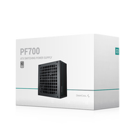 Alimentation pour ordinateur de bureau Deepcool PF600 500 400 700, 20+4 broches, certifiée 80PLUS, 600W, PFC actif, noir, en stock
