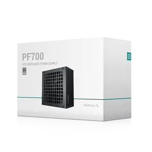 Deepcool PF600 500 400 700 fonte de alimentação para computador, fonte de energia para desktop com 600 W, linha paralela PFC preta ativa 80PLUS