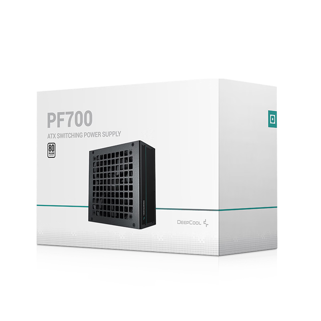 Deepcool PF600 500 400 700 Desktop Computer Power Supply 20+4 Pin 80PLUS Rated 600W Active PFC Black BOX Stock