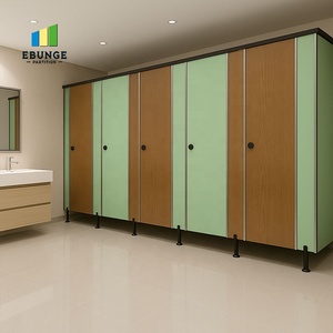 Thương mại 304ss phần cứng HPL nhà vệ sinh tủ phân vùng cho các trường Công Lập bệnh viện hiện đại cho phòng tập thể dục ngoài trời sử dụng làm bằng nhựa - Product Image 1