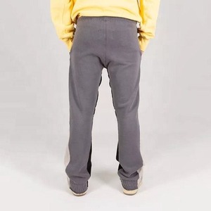 Pantalones de chándal acampanados personalizados de algodón 100%, pantalones de chándal acampanados holgados para hombre, pantalones de chándal acampanados de felpa francesa para hombre - Product Image 4