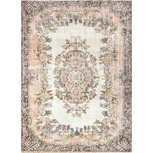 Alfombras de Lana Vintage 9x12 Rojas y Naranjas, Hechas a Mano con Medallón, Rectangulares para Pasillo, Modelo Pae-2759, Alfombras Jaipur US - Product Image 1