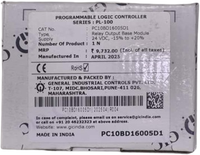 Mini PLC GIC PL-100 PC10BD16005D1 con Programación PLC RS485/RS232 112 E/S 24VDC Memoria Flash y RAM