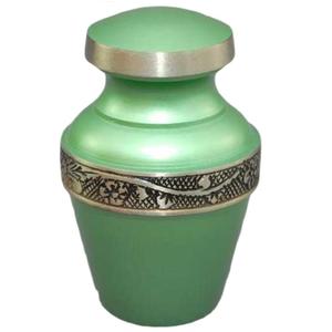 Urnes funéraires en laiton de haute qualité avec gravure urnes funéraires en métal fini de couleur or et rose pour cendres humaines - Product Image 5