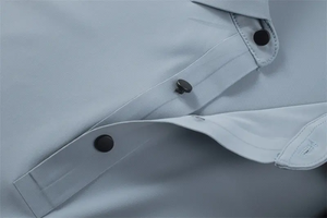 เสื้อโปโลกระดุมเม็ด1/4ระบายเหงื่อเสื้อโปโลแขนสั้นเปล่าแบบปกติกันยับ - Product Image 5