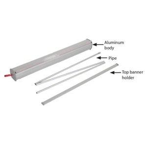 80 200 cm nhôm cuộn lên màn hình ngoài trời có thể gập lại cho triển lãm & Quảng Cáo-cuộn lên biểu ngữ - Product Image 3