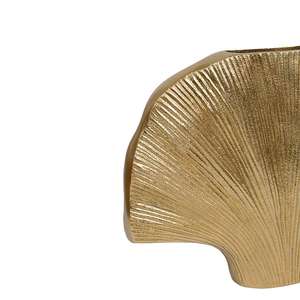 Jarrón de Flores de Aluminio Chapado en Oro de Diseño Moderno Hecho a Mano, Decoración del Hogar de Alta Calidad y Tamaño Personalizado para Bodas - Product Image 5