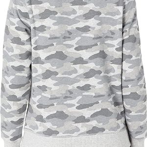 Sweat-shirt à capuche en tricot d'hiver pour femmes, demi-zip, vente en gros, molleton de coton, devant élégant, décontracté, streetwear - Product Image 3