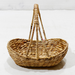 Artex Dong Thap Cesta de regalo de almacenamiento de mimbre rectangular rústica ecológica hecha a mano con asa para uso doméstico y de fiesta - Product Image 3