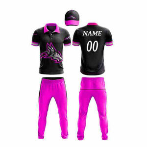 Nuevo modelo Cricket Jersey y pantalón patrón personalizar diseño Cricket uniformes Kits con impresión de sublimación personalizada - Product Image 2