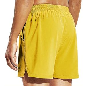 Pantalones cortos deportivos de verano para hombre para correr, entrenamiento, cierre con cordón, pantalones cortos deportivos con bolsillos - Product Image 2