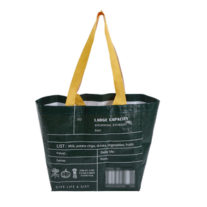 Sac à provisions de supermarché réutilisable personnalisé Bopp laminé recyclé PP tissé produit en plastique imprimé avec logo - Product Image 6