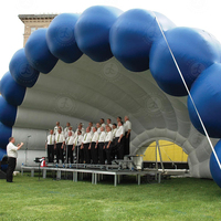 Prix usine Salon Tente Type Pvc Tente Gonflable Concert Shell Tente DJ Stage Show Pour Les Activités