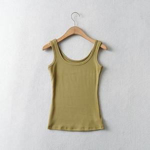 Venta al por mayor de verano de algodón sin mangas Jersey Tiger Mujeres Tank Top Casual Mujer Tank Top - Product Image 5