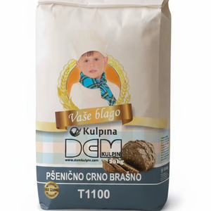 DEM Kulpin T1100 Black Wheat <b>Flour</b> 25kg Bag Bakery Use 12 Months Shelf Life - Product Image 1