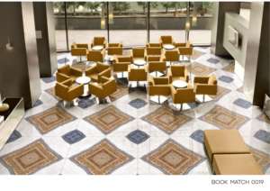 Carreaux de porcelaine en marbre gris de luxe 600x1200, polis et émaillés, pour sols et murs, grandes dimensions, pour les designs d'intérieur contemporains - Product Image 3