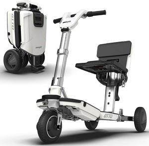 Tout nouveau scooter électrique pliable à 3 roues, léger, approuvé pour les avions, batterie au lithium longue portée, scooter de voyage portable - Product Image 1