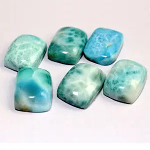 Top Quality Natural Larimar with Texture Loose Calibrated Gemstone Wholesale Price