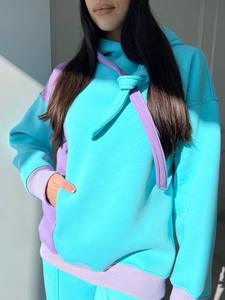 Apparel Cotton Short Sleeves <b>T</b>-shirt and Shorts Casual Lounge Wear Two 2 Pieces Set Skinny <b>Track</b> Suit for Women Clothes - Product Image 4