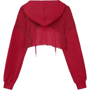 Street Chic Hoodie Women Sexy Cropped Short Length Hooded Pullover Cotton Fabric Long Sleeve Fashion Casual Wear - Product Image 4