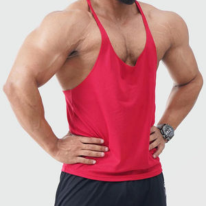 Camiseta deportiva de algodón para hombre con logotipo personalizado, Chaleco de entrenamiento de verano, ropa informal de viaje para fitness, calidad OEM - Product Image 4