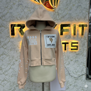 Toutes les couleurs Plus Size New Style Most Demanded Zipper Hoodie White Printed Factory Made Cheap Price Hoodies Men Men's Hoodies - Product Image 5