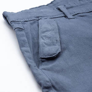 Pantalon cargo léger de couleur personnalisée pour hommes, taille moyenne, style décontracté, marque privée multi-poches, en vente - Product Image 5