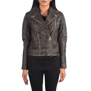 Chaqueta de cuero genuino Premium para mujer, venta al por mayor, hecha a medida, de alta calidad, ajuste clásico, moda de invierno 2026, chaqueta para hombre - Product Image 2