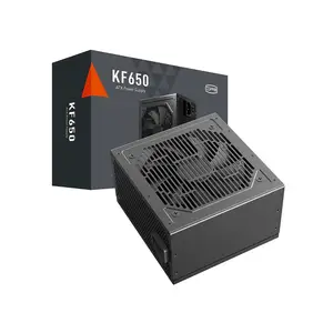 PCCooler đánh giá 650W kf650 máy chủ máy tính Màu Đen cung cấp điện 80 cộng với thương hiệu Trắng/PFC hoạt động/Hỗ trợ backline