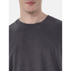 Camiseta para hombre con estampado de logotipo personalizado 100% algodón camiseta para hombre 200GSM algodón grueso de gran tamaño camisetas en blanco de alta calidad - Product Image 4