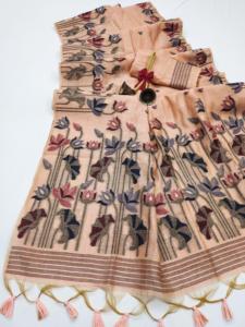 Colección Premium Muga algodón con tejido Resham Saree mujer moda fabricante y proveedor de Surat - Product Image 3