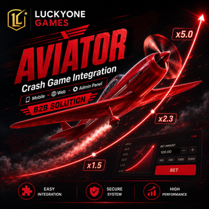 แพลตฟอร์มเกม Luckyone Games Aviator ซอฟต์แวร์ความบันเทิงบนมือถือ ควบคุมด้วยระบบสัมผัส หน้าจอสว่างสดใส ดีไซน์ทันสมัย ติดตั้งง่าย รองรับธุรกิจ B2B - Product Image 3