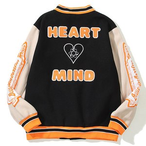 Chenille-Chaqueta de lana con letras bordadas para hombre, chaqueta deportiva personalizada para equipo universitario, de béisbol, venta al por mayor - Product Image 5