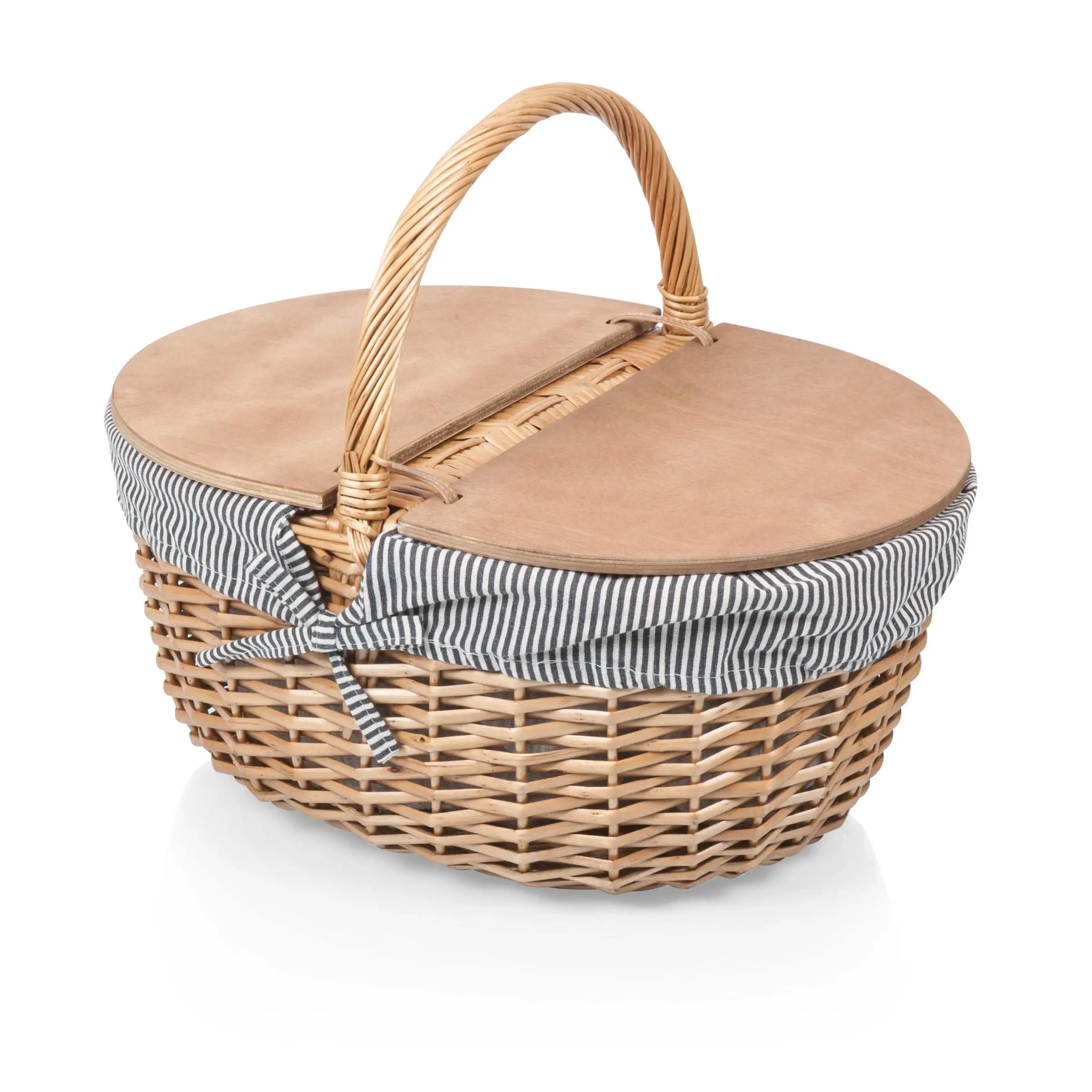 Natural Bamboo Storage Basket - 100% Handmade Customized Rattan Baskets Wicker Laundry Baskets - Export worldwide