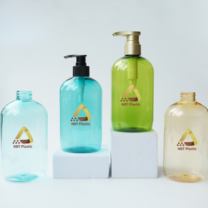 400ml pour bouteille pompe PET avec impression numérique pour shampooing et emballage de liquide cosmétique OEM marque personnalisée du Vietnam - Product Image 1