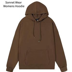 Sweatshirts à capuche pour femmes, en polaire surdimensionné, avec poche, coupe ample, décontracté - Product Image 3