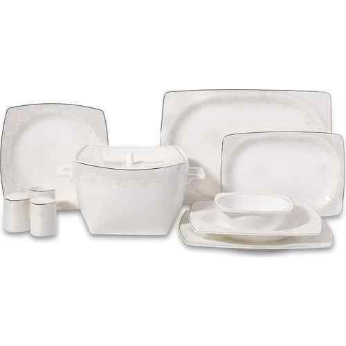 Korkmaz A8441 Bone Selection 60 Piece Square Dinner Set