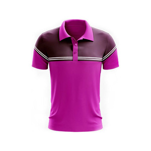 Polo de hombre con paneles superiores de alta calidad, venta al por mayor de nuevos polos de hombre de talla grande europeos y americanos - Product Image 2